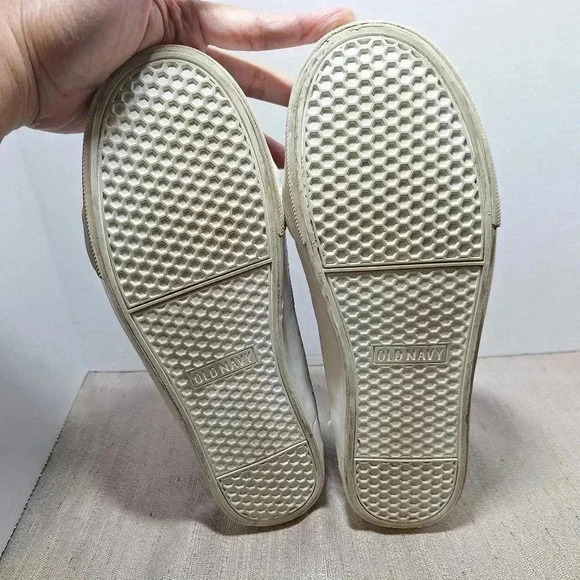 Old Navy Mens High Top Sneaker Cognac Shoes 8 Brown Upper Leather Lace Up 1994 - Picture 15 of 16